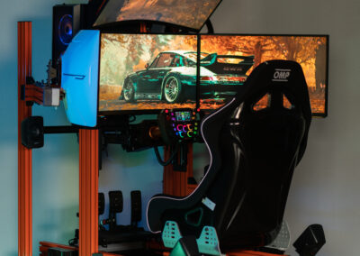 Archangel custom Turn-key-Racing Simulator in orange