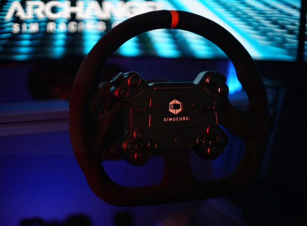 archangel sim racing custom build steering wheel
